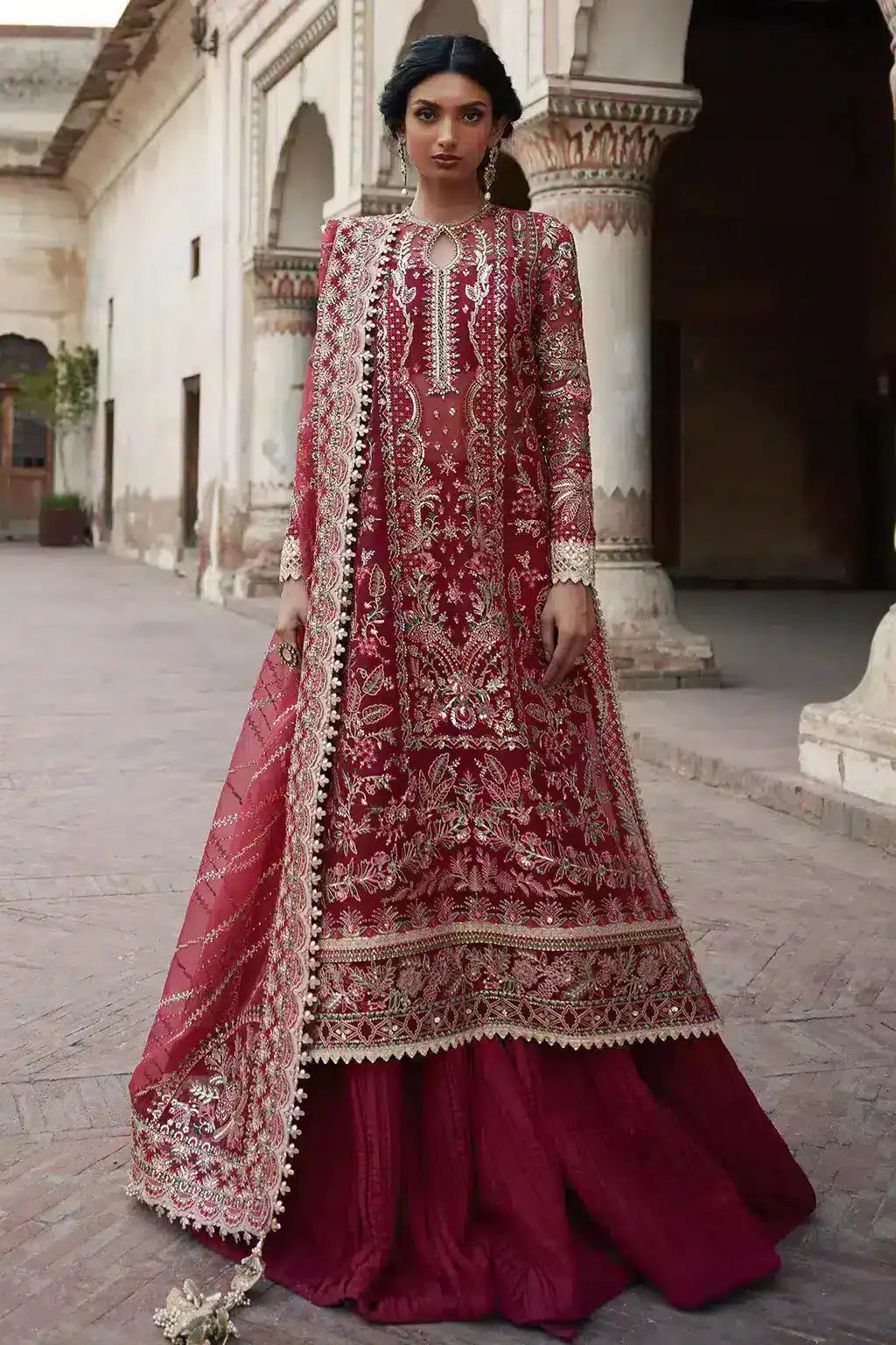 Afrozeh | Dastangoi Wedding Formals | Noor Jehan - Pakistani Designer Dress - by Afrozeh | Type: Bridal - 100% Original at Saira Sultan