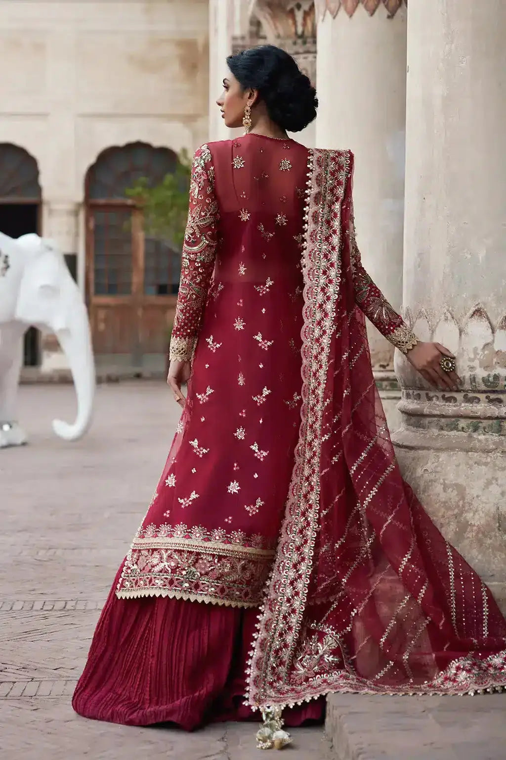 Afrozeh | Dastangoi Wedding Formals | Noor Jehan - Pakistani Designer Dress - by Afrozeh | Type: Bridal - 100% Original at Saira Sultan