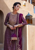 Kanwal Malik | Laira Formals | Amara M Plum Korean Raw Silk