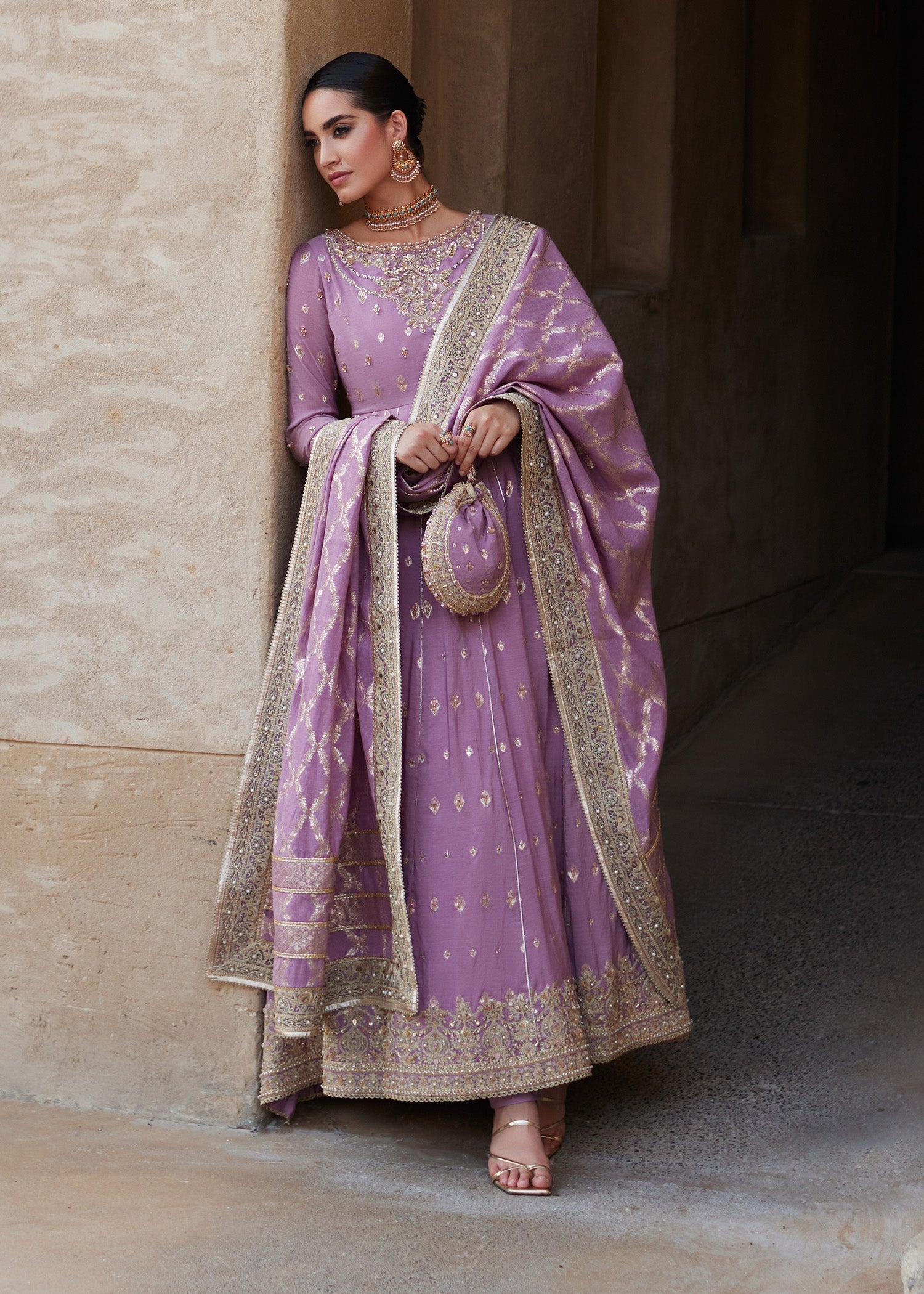 Kanwal Malik | Laira Formals | Vaneeza L Lilac Silk lawn