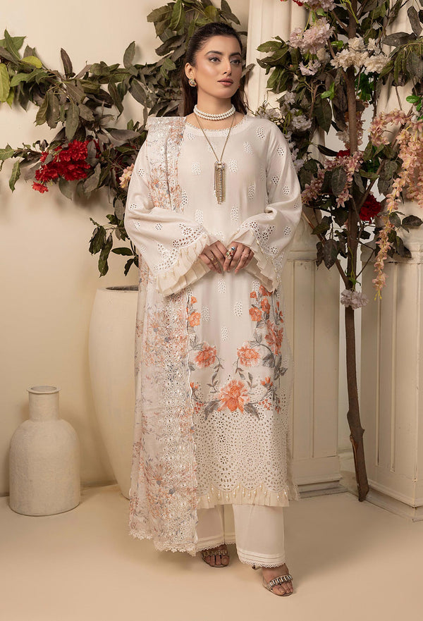 Adans Libas | Haelyn 25 | HAELYN 4 XS Off White Lawn