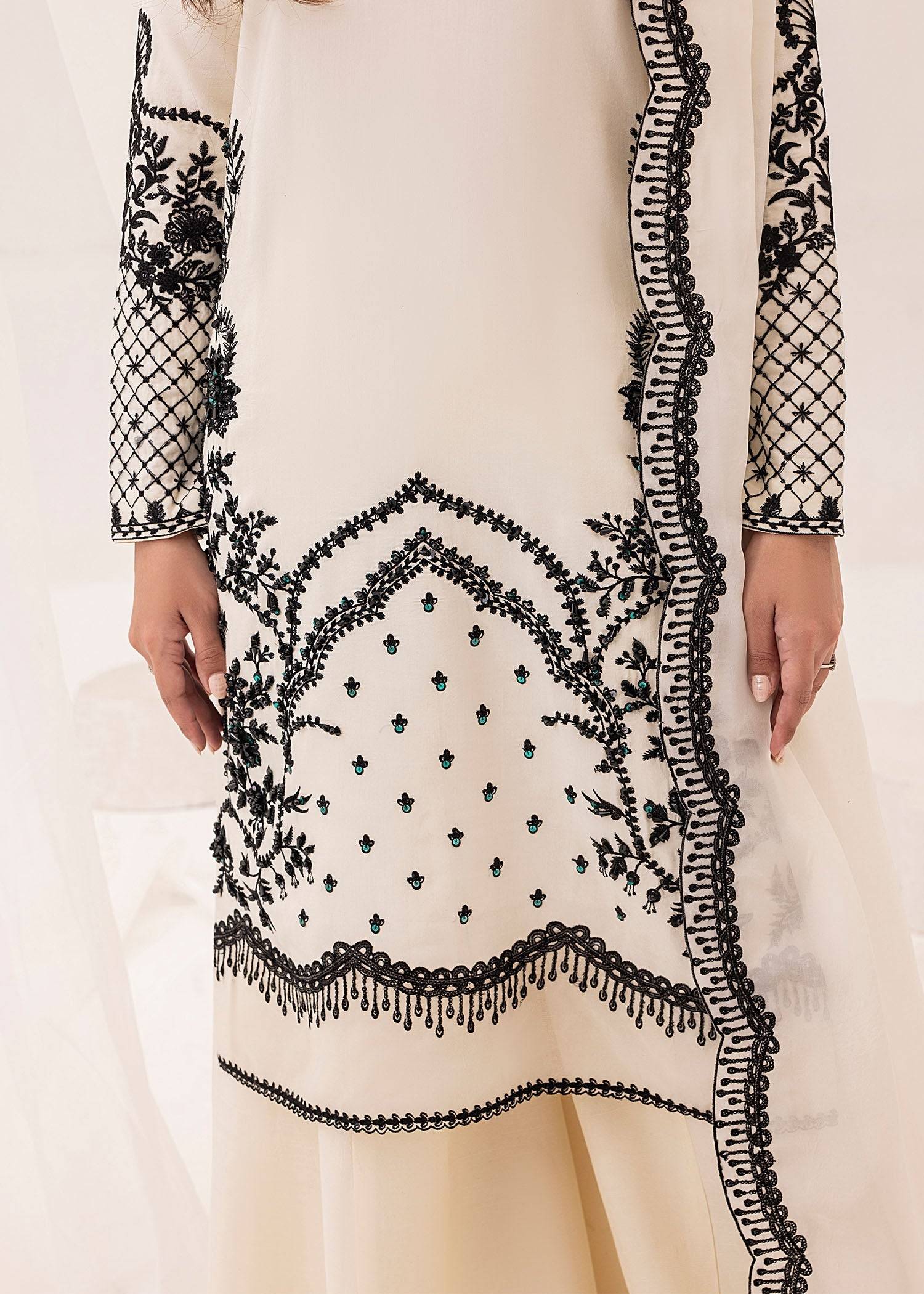 Jamnii | Silk Ivy | Noir Pearl - Pakistani Designer Dress - by Jamnii | Type: Ladies Clothes - 100% Original at Saira Sultan