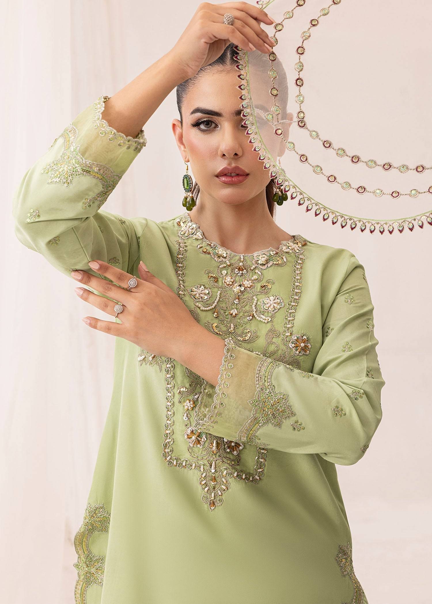 Jamnii | Silk Ivy | Serene - Pakistani Designer Dress - by Jamnii | Type: Ladies Clothes - 100% Original at Saira Sultan
