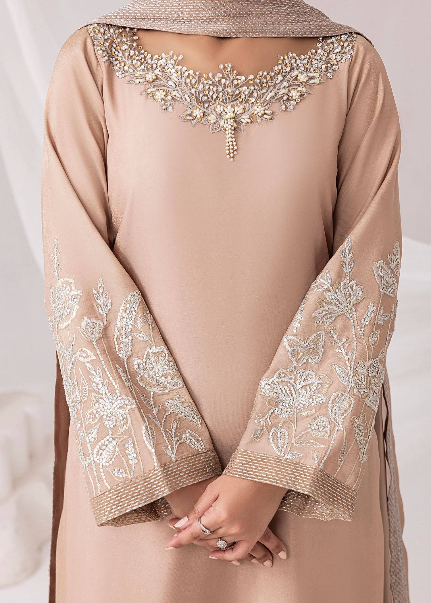 Jamnii | Silk Ivy | Desert Rose - Pakistani Designer Dress - by Jamnii | Type: Ladies Clothes - 100% Original at Saira Sultan