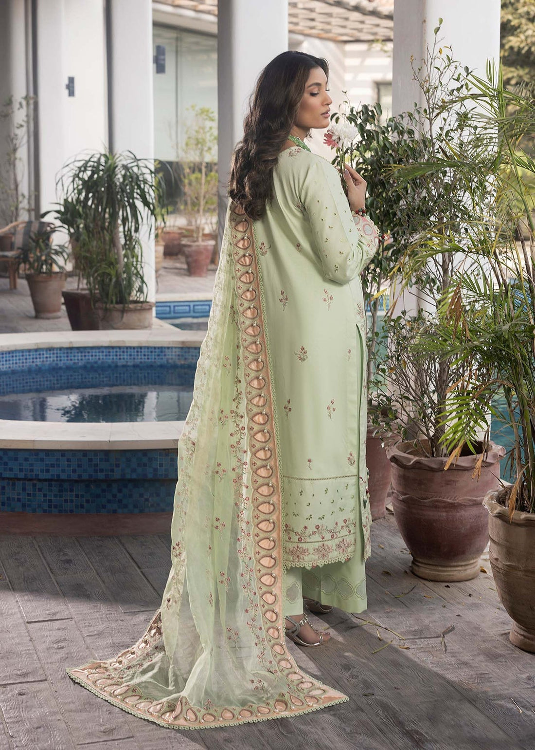 Shurooq | Luxury Lawn 25 | Amazon XS Pastel Mint Lawn