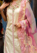 Zarqash | Luxury Lawn 25 | ZQLU 009 LAYLA L Lemon Yellow Lawn
