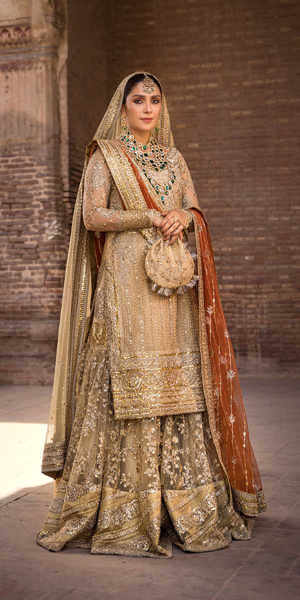 Erum Khan | Jahan Wedding Formals | FARIDA - Pakistani Designer Dress - by Erum Khan | Type: Bridal - 100% Original at Saira Sultan