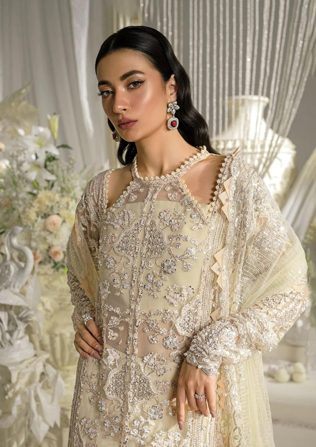 Elaf Premium | Evara Formals 24 | EFE-01 AURA - Pakistani Designer Dress - by Elaf Premium | Type: The Formal Exhibit - 100% Original at Saira Sultan