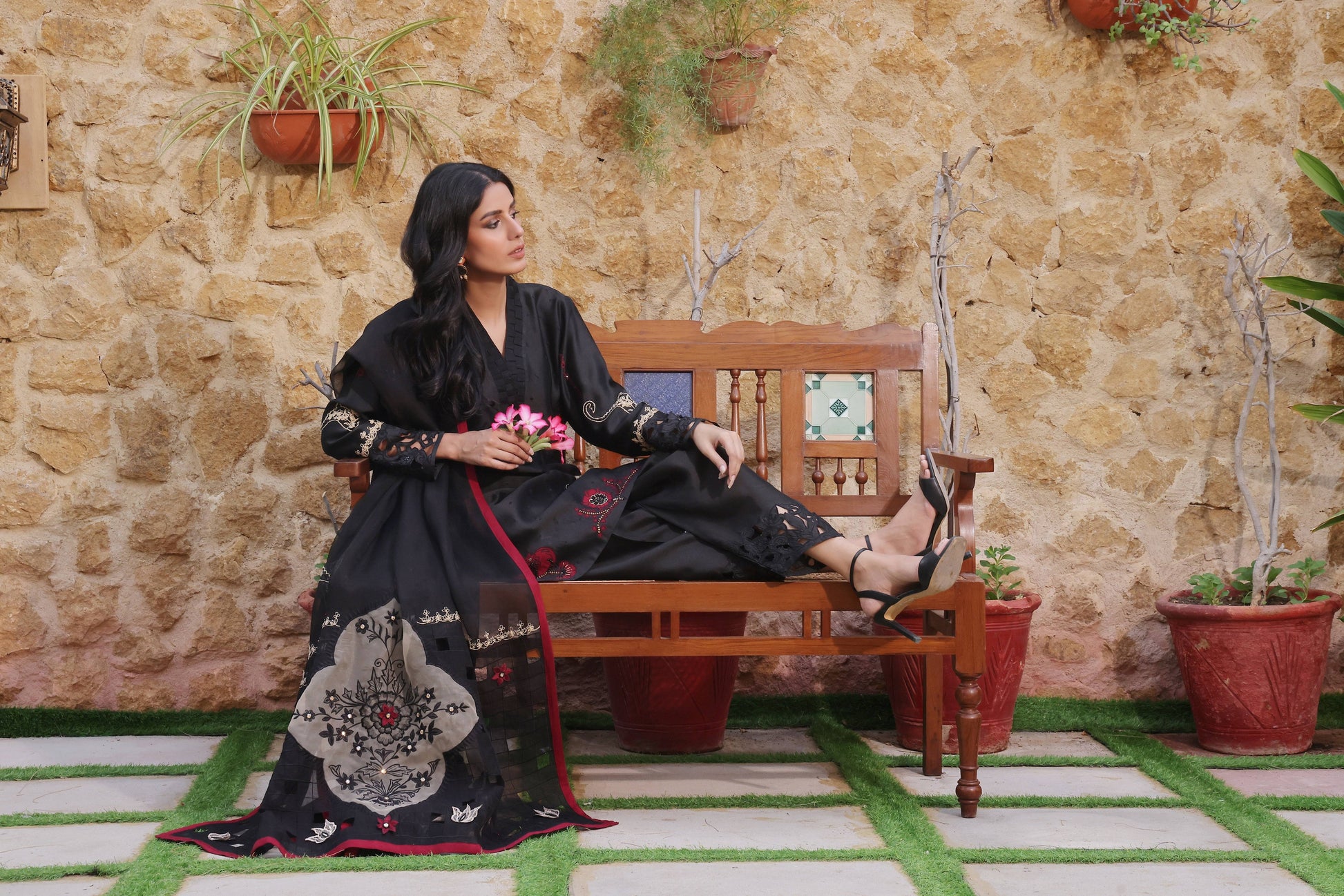 Mona Imran | Ezel Eid 25 |Nazli - Pakistani Designer Dress - by Mona Imran | Type: Ladies Clothes - 100% Original at Saira Sultan