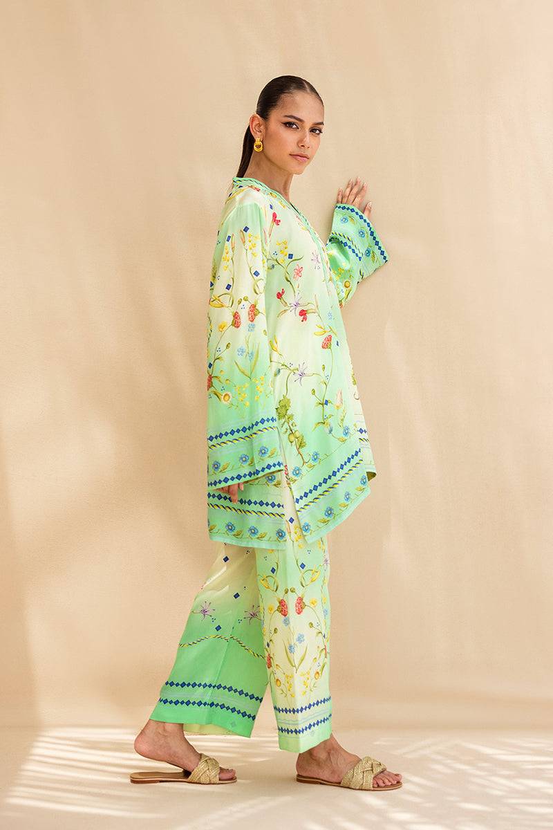 Sania Maskatiya | Mirra Luxury Pret 25 | Nema (B) - Pakistani Designer Dress - by Sania Maskatiya - Type : Ladies Clothes - 100% Original at Saira Sultan