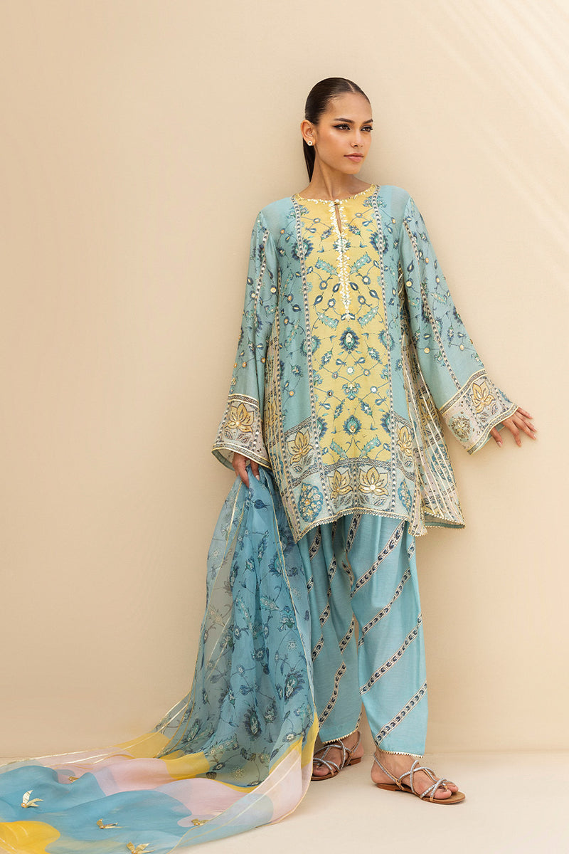Sania Maskatiya | Mirra Luxury Pret 25 | Aiva (B) - Pakistani Designer Dress - by Sania Maskatiya - Type : Ladies Clothes - 100% Original at Saira Sultan
