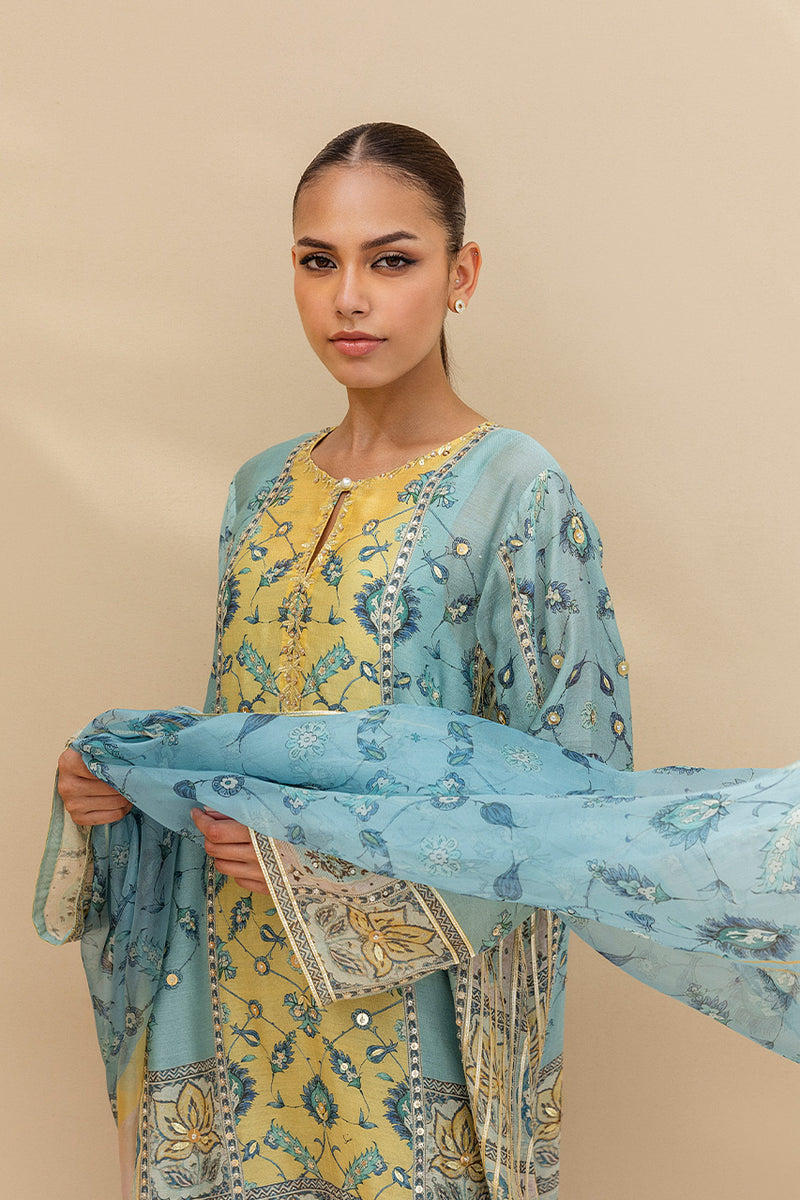 Sania Maskatiya | Mirra Luxury Pret 25 | Aiva (B) - Pakistani Designer Dress - by Sania Maskatiya - Type : Ladies Clothes - 100% Original at Saira Sultan