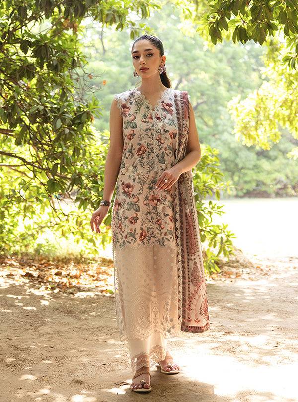 Zainab Chottani | Tahra Lawn 24 | SAMAHA - D 5B - Pakistani Designer Dress - by Zainab Chottani | Type: Luxury - 100% Original at Saira Sultan