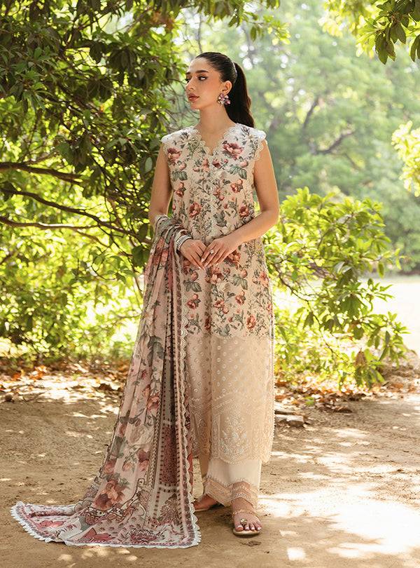 Zainab Chottani | Tahra Lawn 24 | SAMAHA - D 5B - Pakistani Designer Dress - by Zainab Chottani | Type: Luxury - 100% Original at Saira Sultan