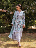 Zainab Chottani | Tahra Lawn 24 | ZINNIA - D 3B - Pakistani Designer Dress - by Zainab Chottani | Type: Luxury - 100% Original at Saira Sultan