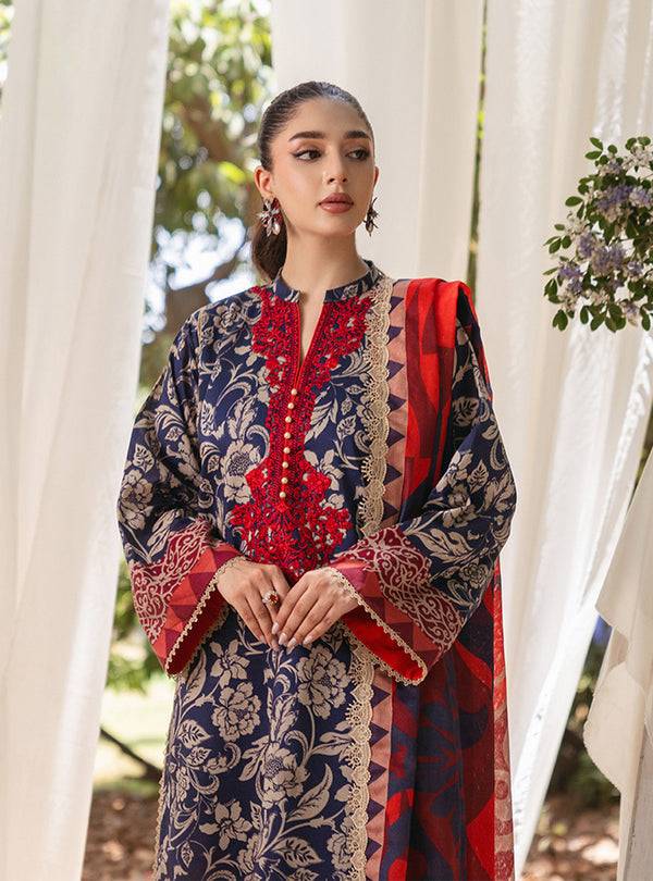 Zainab Chottani | Tahra Lawn 24 | TAMARA - D 7A - Pakistani Designer Dress - by Zainab Chottani | Type: Luxury - 100% Original at Saira Sultan