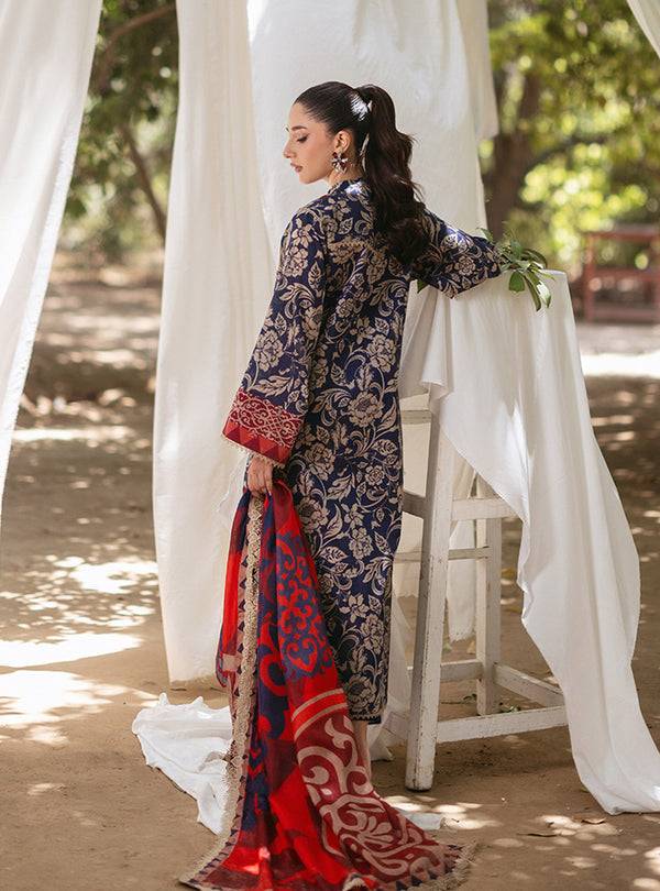 Zainab Chottani | Tahra Lawn 24 | TAMARA - D 7A - Pakistani Designer Dress - by Zainab Chottani | Type: Luxury - 100% Original at Saira Sultan