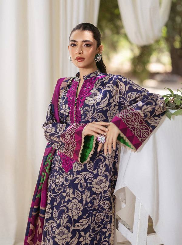 Zainab Chottani | Tahra Lawn 24 | TAMARA - D 7B - Pakistani Designer Dress - by Zainab Chottani | Type: Luxury - 100% Original at Saira Sultan