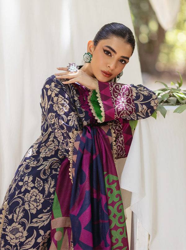 Zainab Chottani | Tahra Lawn 24 | TAMARA - D 7B - Pakistani Designer Dress - by Zainab Chottani | Type: Luxury - 100% Original at Saira Sultan