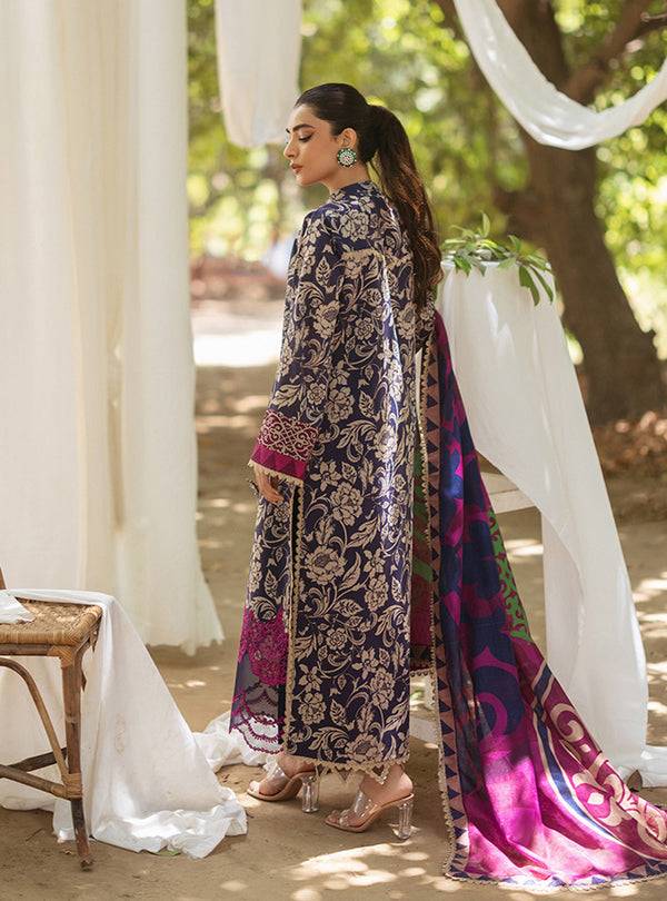 Zainab Chottani | Tahra Lawn 24 | TAMARA - D 7B - Pakistani Designer Dress - by Zainab Chottani | Type: Luxury - 100% Original at Saira Sultan