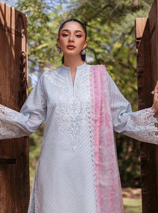 Zainab Chottani | Tahra Lawn 24 | RUHAE - D 9B - Pakistani Designer Dress - by Zainab Chottani | Type: Luxury - 100% Original at Saira Sultan