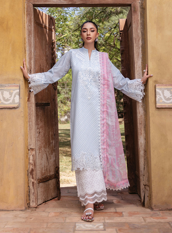 Zainab Chottani | Tahra Lawn 24 | RUHAE - D 9B - Pakistani Designer Dress - by Zainab Chottani | Type: Luxury - 100% Original at Saira Sultan