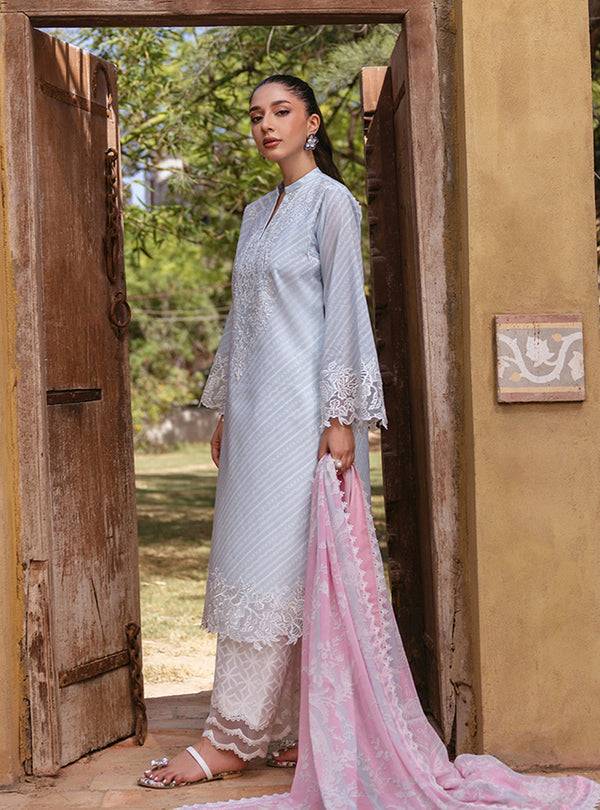 Zainab Chottani | Tahra Lawn 24 | RUHAE - D 9B - Pakistani Designer Dress - by Zainab Chottani | Type: Luxury - 100% Original at Saira Sultan