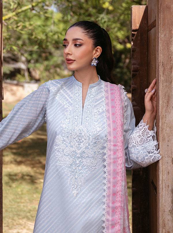Zainab Chottani | Tahra Lawn 24 | RUHAE - D 9B - Pakistani Designer Dress - by Zainab Chottani | Type: Luxury - 100% Original at Saira Sultan