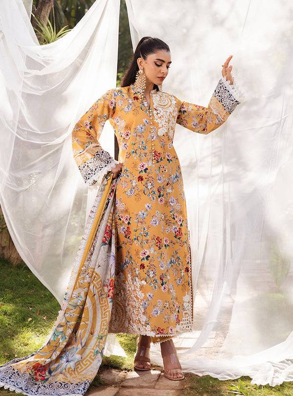 Zainab Chottani | Tahra Lawn 24 | BEEHA - D 2A - Pakistani Designer Dress - by Zainab Chottani | Type: Luxury - 100% Original at Saira Sultan