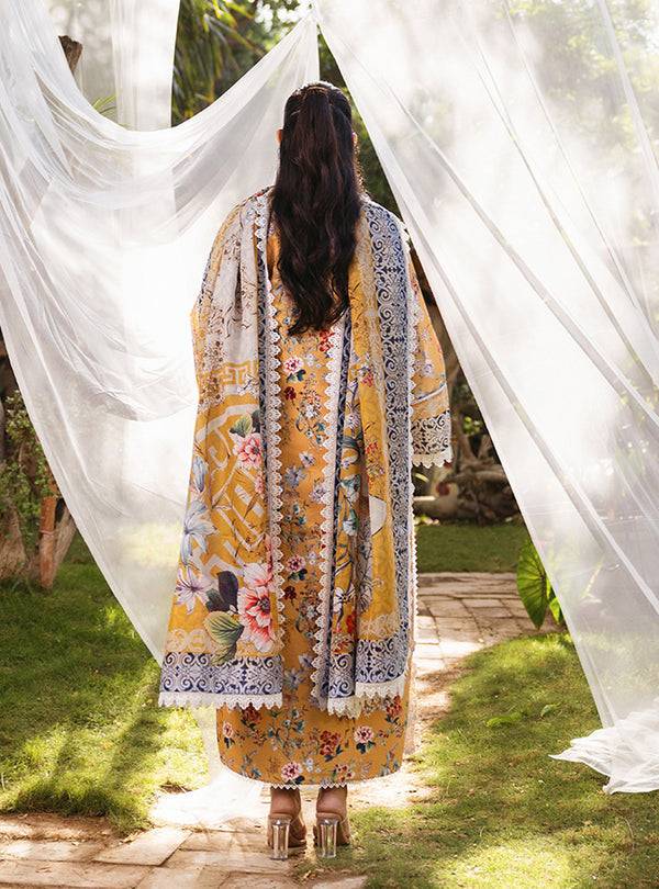 Zainab Chottani | Tahra Lawn 24 | BEEHA - D 2A - Pakistani Designer Dress - by Zainab Chottani | Type: Luxury - 100% Original at Saira Sultan