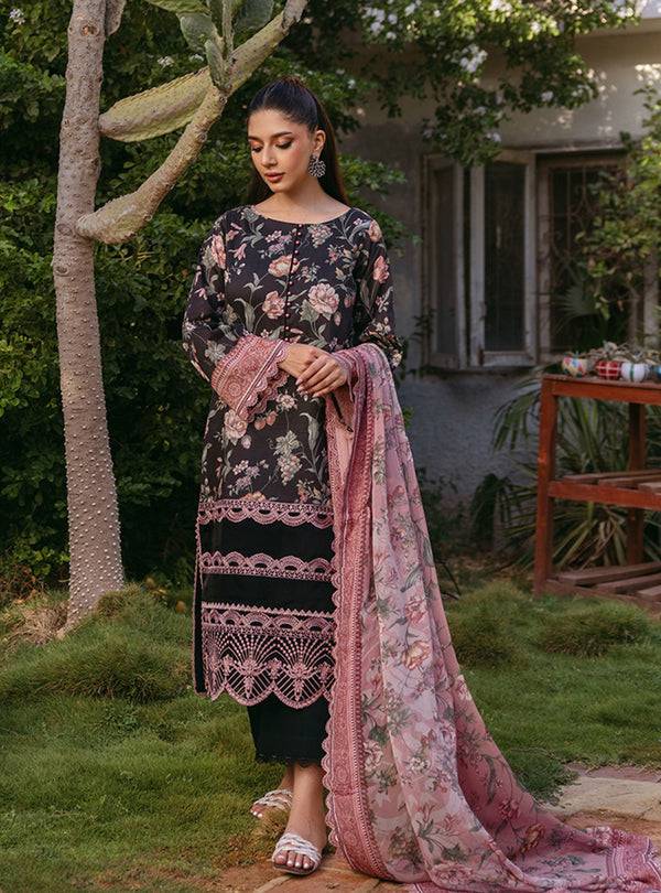 Zainab Chottani | Tahra Lawn 24 | RYMA - D 1A - Pakistani Designer Dress - by Zainab Chottani | Type: Luxury - 100% Original at Saira Sultan