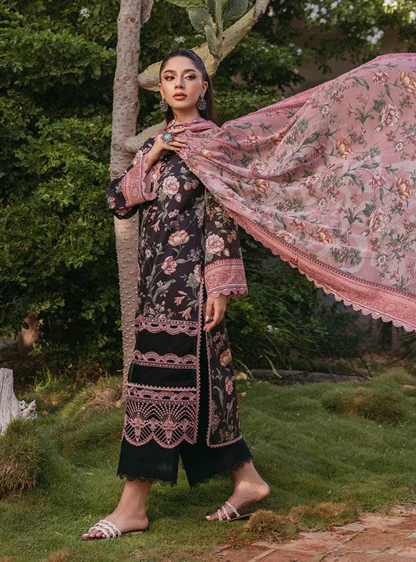 Zainab Chottani | Tahra Lawn 24 | RYMA - D 1A - Pakistani Designer Dress - by Zainab Chottani | Type: Luxury - 100% Original at Saira Sultan
