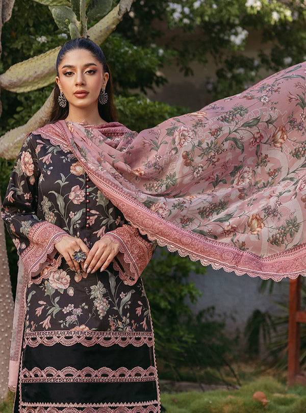 Zainab Chottani | Tahra Lawn 24 | RYMA - D 1A - Pakistani Designer Dress - by Zainab Chottani | Type: Luxury - 100% Original at Saira Sultan