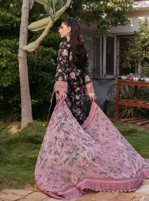 Zainab Chottani | Tahra Lawn 24 | RYMA - D 1A - Pakistani Designer Dress - by Zainab Chottani | Type: Luxury - 100% Original at Saira Sultan