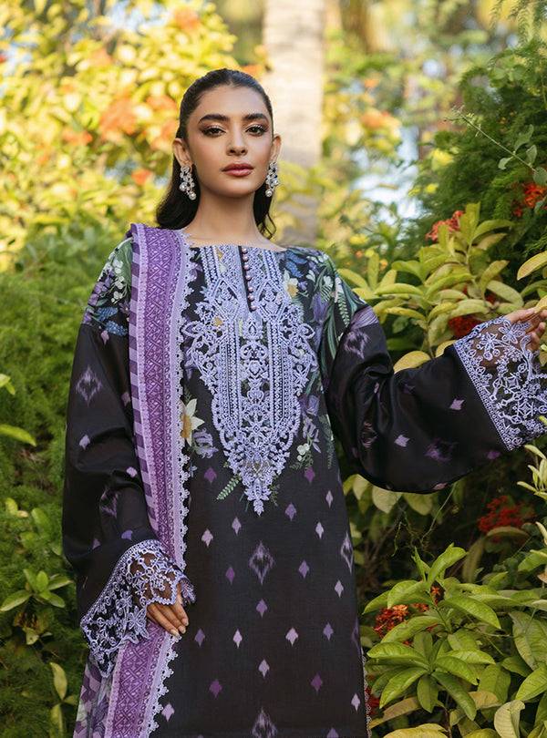 Zainab Chottani | Tahra Lawn 24 | RAHA - D 6B - Pakistani Designer Dress - by Zainab Chottani | Type: Luxury - 100% Original at Saira Sultan
