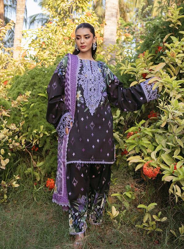 Zainab Chottani | Tahra Lawn 24 | RAHA - D 6B - Pakistani Designer Dress - by Zainab Chottani | Type: Luxury - 100% Original at Saira Sultan