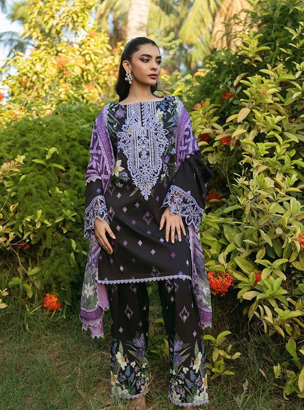 Zainab Chottani | Tahra Lawn 24 | RAHA - D 6B - Pakistani Designer Dress - by Zainab Chottani | Type: Luxury - 100% Original at Saira Sultan