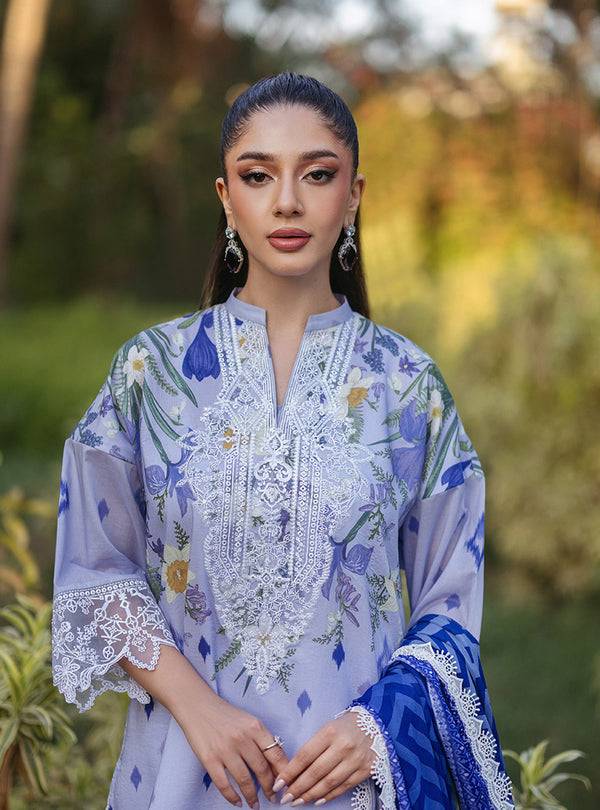 Zainab Chottani | Tahra Lawn 24 | RAHA - D 6A - Pakistani Designer Dress - by Zainab Chottani | Type: Luxury - 100% Original at Saira Sultan