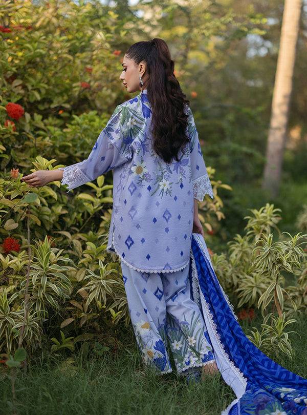 Zainab Chottani | Tahra Lawn 24 | RAHA - D 6A - Pakistani Designer Dress - by Zainab Chottani | Type: Luxury - 100% Original at Saira Sultan
