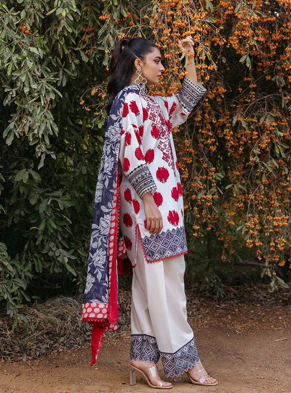 Zainab Chottani | Tahra Lawn 24 | FREYA - D 10A - Pakistani Designer Dress - by Zainab Chottani | Type: Luxury - 100% Original at Saira Sultan