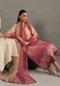 Zarqash | Silk Edit | ZQS 002 Ros¨a XL Peach Hue Raw Silk