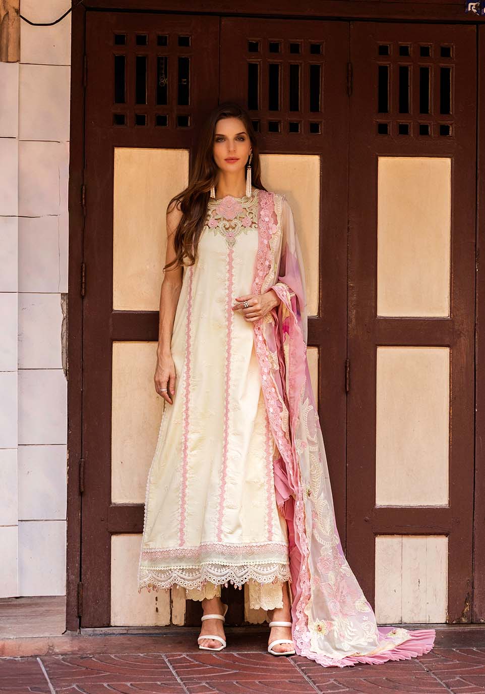 Zarqash | Luxury Lawn 25 | ZQLU 009 LAYLA XS Lemon Yellow Lawn