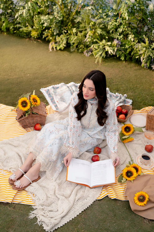 Aabyaan | Shezlin Chikankari Ramadan Edit 25 | AYSEL (AR-04) L White Lawn
