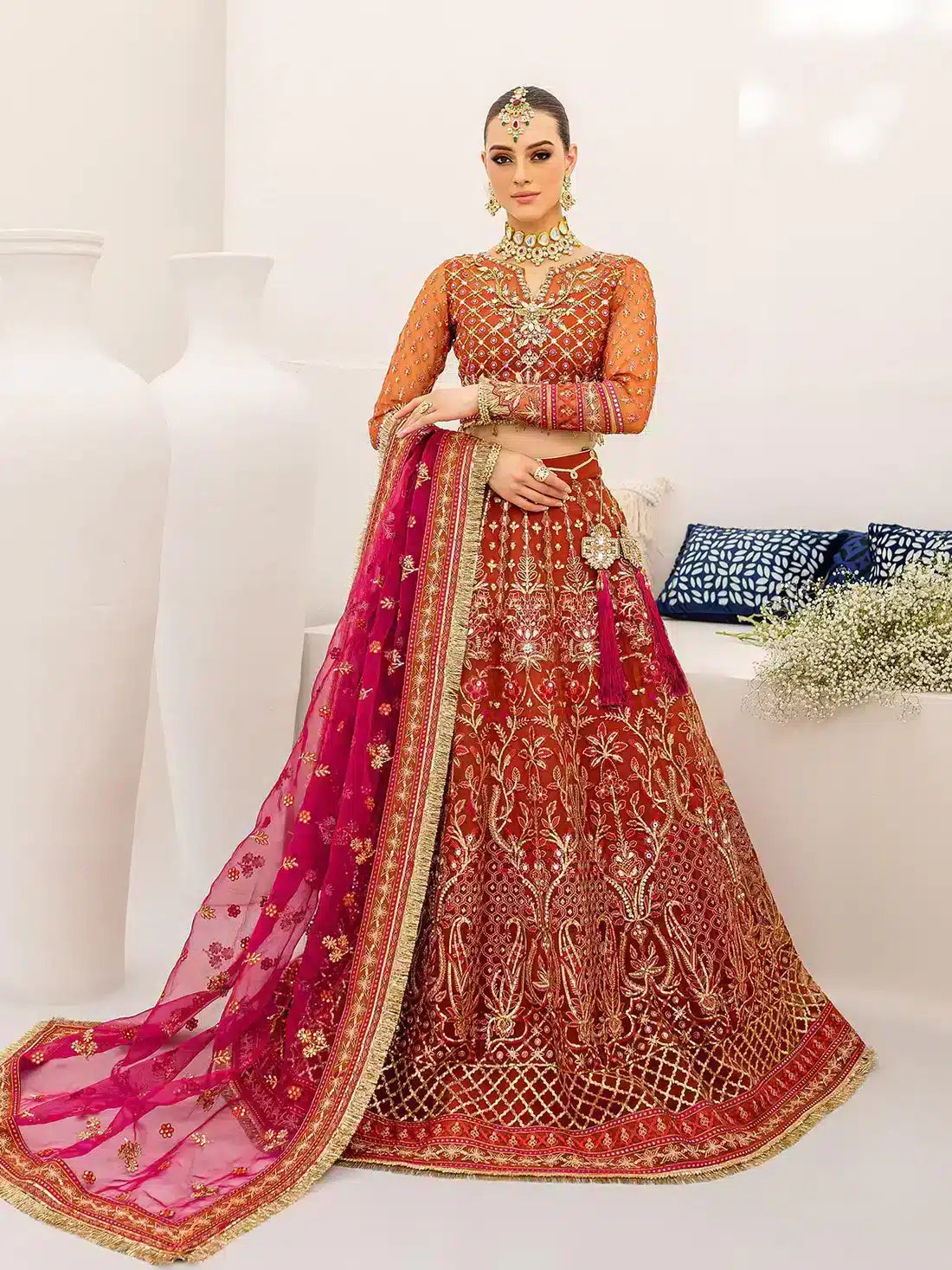 Gulaal | Wedding Collection 23 | SANAIYAH 06 - 3 PIECE - Pakistani Designer Dress - by Gulaal | Type: Bridal - 100% Original at Saira Sultan