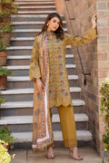 Afrozeh | Damask The Holiday Edit 25 | Lorien B XS Mustard Lawn