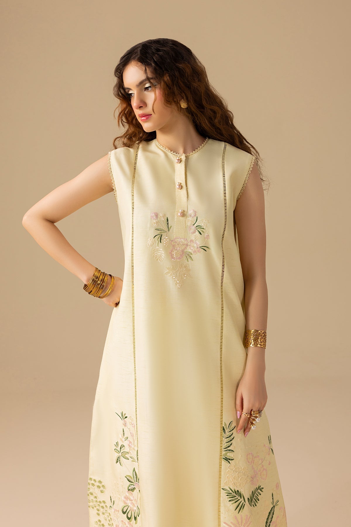 Erum Khan | Lillia Summer Edit | Butter Daze L Cream Korean Silk