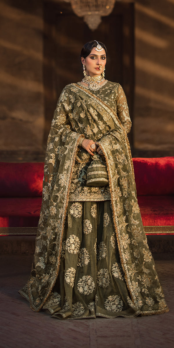 Erum Khan | Jahan Wedding Formals | MALIKA JAN - Pakistani Designer Dress - by Erum Khan | Type: Bridal - 100% Original at Saira Sultan