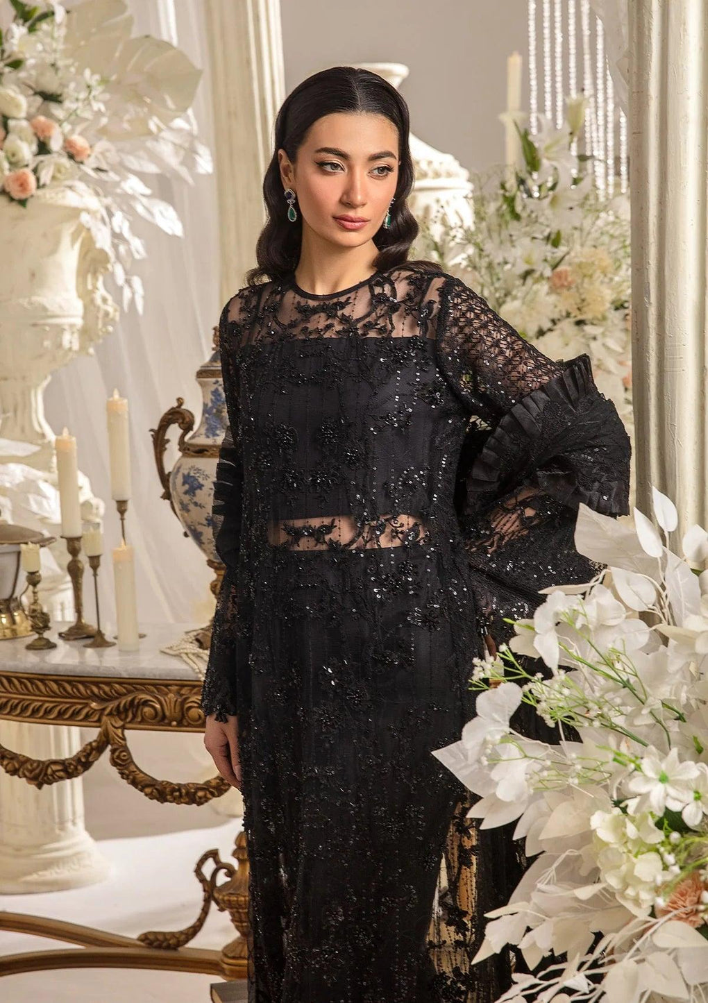 Elaf Premium | Evara Formals 24 | EFE-05 MAJESTY - Pakistani Designer Dress - by Elaf Premium | Type: The Formal Exhibit - 100% Original at Saira Sultan