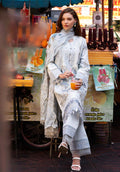 Zarqash | Luxury Lawn 25 | ZQLU 003 ANNE XL Off White Lawn
