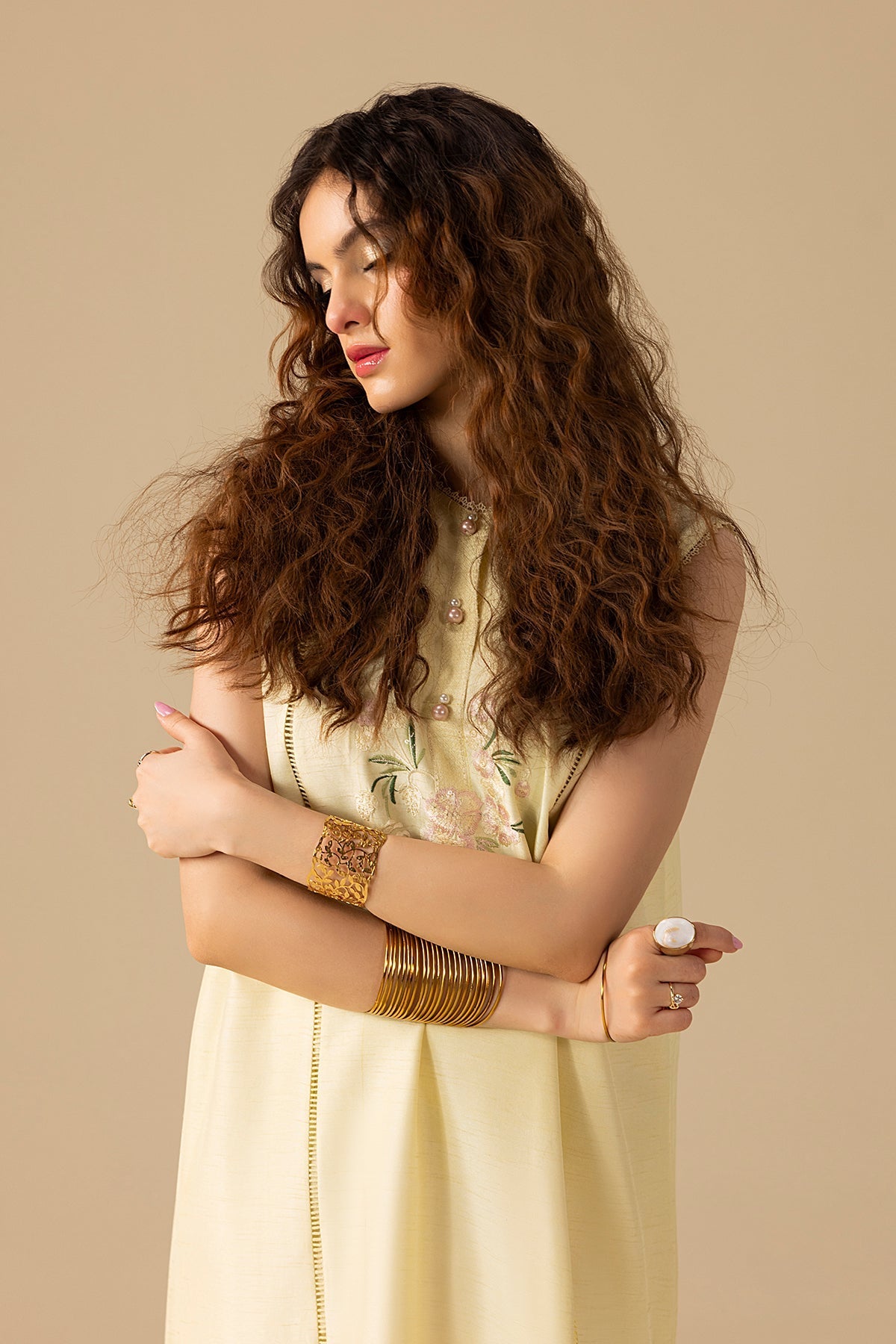Erum Khan | Lillia Summer Edit | Butter Daze M Cream Korean Silk